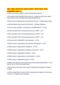 FMF CORE UPDATED EXAM SCRIPT QUESTIONS AND ANSWERS SURE A&period;pdf