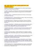 FMF CORE UPDATED TEST PAPER QUESTIONS AND ANSWERS SURE A&period;pdf