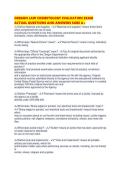 OREGON LAW COSMETOLOGY EVALUATION EXAM ACTUAL QUESTIONS AND ANSWERS SURE A&period;pd
