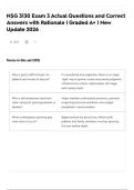 NSG 3130 Exam 3 Actual Questions and Correct Answers with Rationale &vert; Graded A&plus; &vert; New Update 2026
