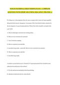 NUR 2513 MATERNAL CHILD NURSING EXAM 1  &vert; COMPLETE QUESTIONS WITH EXPERT SOLUTIONS&vert; 2026 LATEST UPDATED&vert; A&plus;