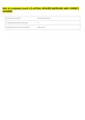 Intro to computers &lpar;word 2-3&rpar; ACTUAL UPDATED QUESTIONS AND CORRECT &NewLine;ANSWERS 