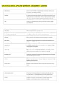 CIT 105 final ACTUAL UPDATED QUESTIONS AND CORRECT ANSWERS 