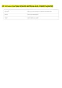 CIT 105 Exam 1 ACTUAL UPDATED QUESTIONS AND CORRECT ANSWERS