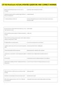 CIT 105 Final Exam ACTUAL UPDATED QUESTIONS AND CORRECT ANSWERS 