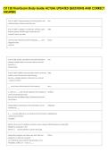 CIT 120 Final Exam Study Guide ACTUAL UPDATED QUESTIONS AND CORRECT &NewLine;ANSWERS 