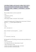 CONTRACTORS LAW EXAM CA PRACTICE TEST 1 &NewLine;EXAM QUESTIONS WITH DETAILED VERIFIED &NewLine;ANSWERS &lpar;100&percnt; CORRECT ANSWERS&rpar; A&plus; GRADE &NewLine;ASSURED 