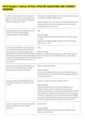 CPCO Chapter 1 Review ACTUAL UPDATED QUESTIONS AND CORRECT &NewLine;ANSWERS 
