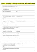 Chapter 1 Review Exam ACTUAL UPDATED QUESTIONS AND CORRECT ANSWERS 