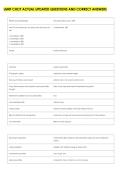 LMRT CHCP ACTUAL UPDATED QUESTIONS AND CORRECT ANSWERS 