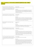 Exam 1 Questions 66-100 ACTUAL UPDATED QUESTIONS AND CORRECT &NewLine;ANSWERS 