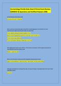 Cosmetology Florida State Board Clinical Exam Review &NewLine;&lpar;GRADED A&rpar; Questions and Verified Answers 2026