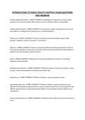 INTRODUCTION TO PUBLIC HEALTH CHAPTER 6 EXAM QUESTIONS AND ANSWERS