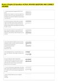 Physics Chapter 22 Questions ACTUAL UPDATED QUESTIONS AND CORRECT &NewLine;ANSWERS 