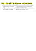 CFS 100 -- Exam 3 ACTUAL UPDATED QUESTIONS AND CORRECT ANSWERS
