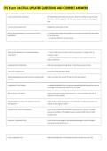 CFS Exam 3 ACTUAL UPDATED QUESTIONS AND CORRECT ANSWERS 
