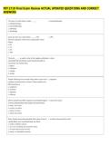 PSY 2710 Final Exam Review ACTUAL UPDATED QUESTIONS AND CORRECT &NewLine;ANSWERS 