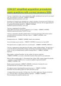 CON 237 simplified acquisition procedures exam questions with correct answers 2026-2027