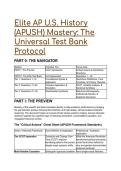 2026&sol;2027 Elite AP U&period;S&period; History &lpar;APUSH&rpar; Master Test Bank &vert; 20&plus; Stimulus-Based Q&A with Mentor Analysis & Distractor Breakdowns