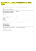 CFI study FOI test answer ACTUAL UPDATED QUESTIONS AND CORRECT &NewLine;ANSWERS 