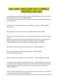 CON 1300V QUESTIONS WITH CORRECT ANSWERS 2026-2027