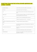 VADETS FINAL EXAM PRACTICE ACTUAL UPDATED QUESTIONS AND &NewLine;CORRECT ANSWERS 