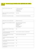 CCIM 101 - Financial Analysis UPDATED ACTUAL QUESTIONS AND CORRECT &NewLine;ANSWERS 