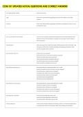CCIM 101 UPDATED ACTUAL QUESTIONS AND CORRECT ANSWERS 