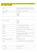 CASLI General Knowledge Exam Study Guide UPDATED ACTUAL QUESTIONS &NewLine;AND CORRECT ANSWERS 