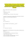 CONTRACTORS LAW EXAM CA PRACTICE TEST 1 EXAM QUESTIONS WITH DETAILED VERIFIED ANSWERS &lpar;100&percnt; CORRECT ANSWERS&rpar; A&plus; GRADE ASSURED&NewLine;