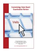 Cosmetology State Board Examination Questions and Answers &vert; A&plus; Graded