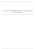EVOLVE ELSEVIER HESI Med-Surg Exam Question Bank &vert; Questions and Correct Detailed Answers &vert; A&plus; Graded