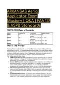 2026&sol;2027 ARKANSAS Aerial Applicator Exam Mastery&colon; FAA Part 137 & ASPB Certification Prep &lpar;40&plus; Q&A&rpar;