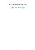 HESI RN Med Surg Exam Questions and Answers Included &vert; A&plus; Graded