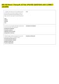 BSN 445 Week 3 Sherpath ACTUAL UPDATED QUESTIONS AND CORRECT &NewLine;ANSWERS 