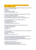 AORN PERIOP 101 EXAMINATION MOCK QUESTIONS AND ANSWERS SURE A&period;pdf