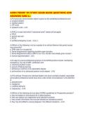 AORN PERIOP 101 STUDY EXAM GUIDE QUESTIONS AND ANSWERS SURE A&period;pdf