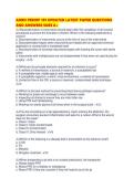 AORN PERIOP 101 UPDATED LATEST PAPER QUESTIONS AND ANSWERS SURE A&period;pdf