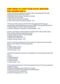 AORN PERIOP 101 LATEST EXAM ACTUAL QUESTIONS AND ANSWERS SURE A&period;pdf