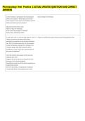 Pharmacology Hesi Practice 2 ACTUAL UPDATED QUESTIONS AND CORRECT &NewLine;ANSWERS 