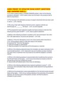 AORN PERIOP 101 UPDATED EXAM SCRIPT QUESTIONS AND ANSWERS SURE A&period;pdf