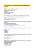 NCCT MEDICAL ASSISTANT QUESTIONS AND ANSWERS SURE A&period;pdf