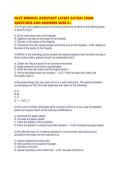 NCCT MEDICAL ASSISTANT LATEST ACTUAL EXAM QUESTIONS AND ANSWERS SURE A&period;pdf