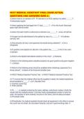 NCCT MEDICAL ASSISTANT FINAL EXAM ACTUAL QUESTIONS AND ANSWERS SURE A&period;pdf