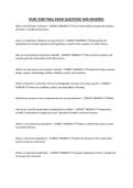 NURS 3300 FINAL EXAM QUESTIONS AND ANSWERS&NewLine;