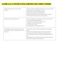 bsc2085 exam 5 UPDATED ACTUAL QUESTIONS AND CORRECT ANSWERS 