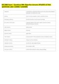 BSC2085 Exam 1 Questions With Objective Answers UPDATED ACTUAL &NewLine;QUESTIONS AND CORRECT ANSWERS 