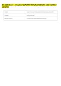 BSC 2085 Exam 1 &lpar;Chapters 1&rpar; UPDATED ACTUAL QUESTIONS AND CORRECT &NewLine;ANSWERS 