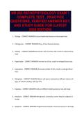 NR 283 PATHOPHYSIOLOGY EXAM 1 COMPLETE TEST &comma; PRACTICE QUESTIONS&comma; VERIFIED ANSWER KEY&comma; AND STUDY GUIDE FOR &lpar;LATEST 2026 EDITION&rpar;