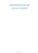 HESI RN Med Surg Exam Questions and Answers Included &vert; A&plus; Graded&NewLine;